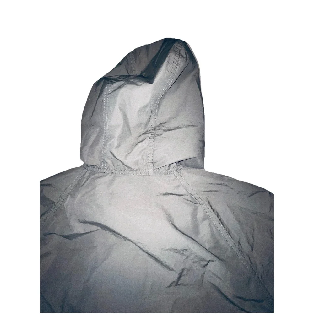 The North Face Women Rainsford Jacket‎ Taupe Green Rain Parka Hooded Med